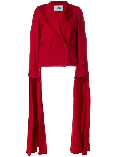 Shop Atu Body Couture Kant Jacket - Red