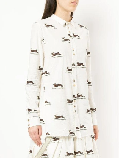 print fitted shirt