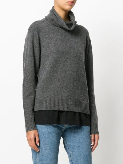 Shop Joseph Layered Roll Neck Sweater