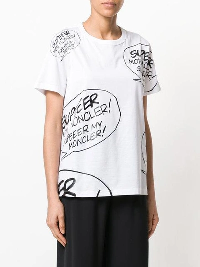 Moncler Comic T-shirt White | ModeSens