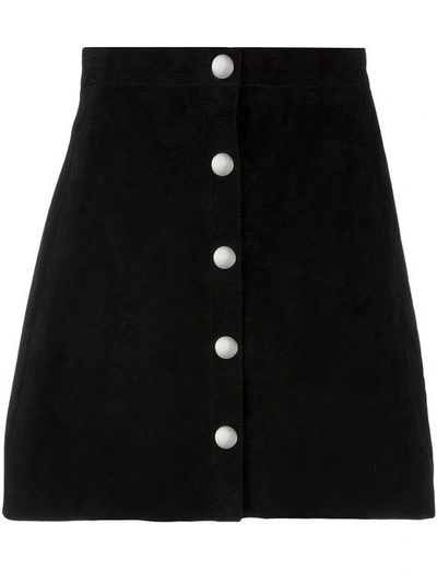 Shop Manokhi 'bella' Skirt In Black