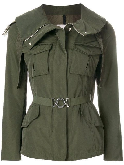Shop Moncler Sodalite Military Jacket In Green