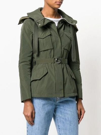 Shop Moncler Sodalite Military Jacket In Green