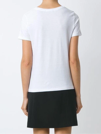 Shop Egrey Round Neck T-shirt In White