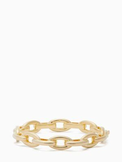 Shop Kate Spade Chain Reaction Link Bangle In Gold