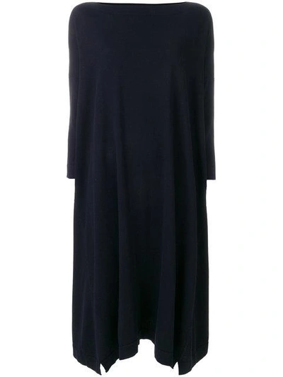 Shop Daniela Gregis Oversized Sweater Dress In Blue