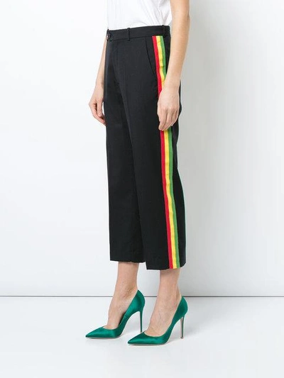 Shop Adaptation Cropped Side Stripe Trousers