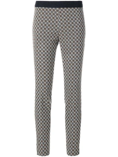 Shop Via Masini 80 Patterned Elasticated Trousers