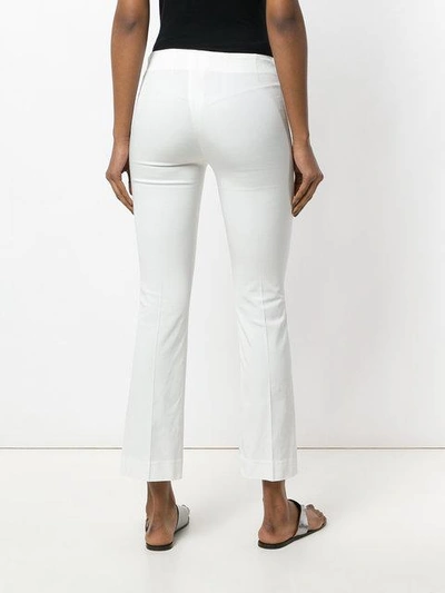 Shop Même Classic Cropped Trousers In White