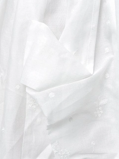 Shop Philosophy Di Lorenzo Serafini Crossover Strap Detail Dress In White