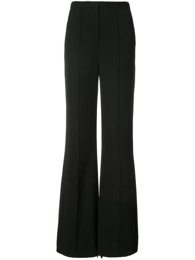 Shop Diane Von Furstenberg Dvf  Classic Flared Trousers - Black