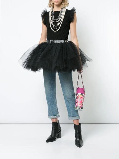 Shop Moschino Ballerina Skirt In Black