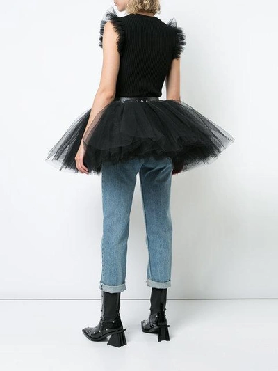 Shop Moschino Ballerina Skirt In Black