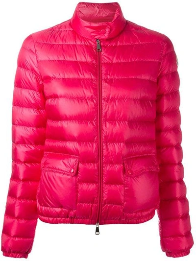 Shop Moncler Lans Padded Jacket In Pink