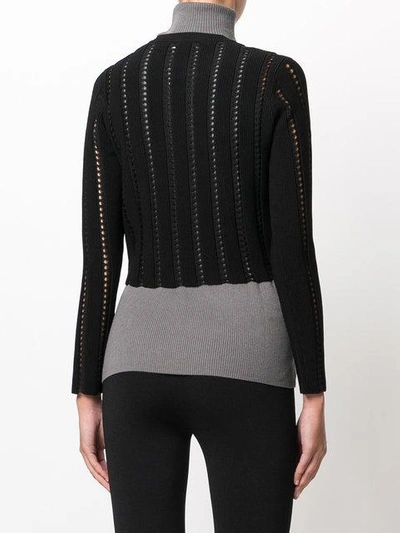 Shop Proenza Schouler Embroidered Cropped Sweater - Black