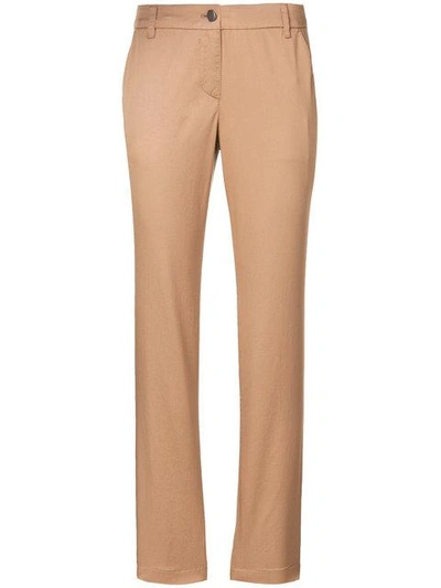 Shop Marc Cain Cropped Slim-fit Trousers