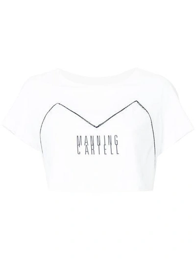 Shop Manning Cartell Almost Famous T-shirt In White