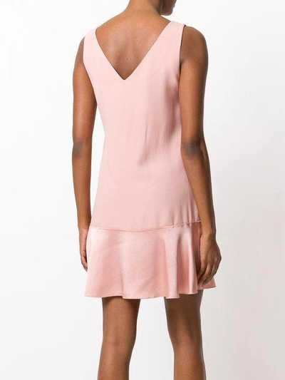 Shop Theory Flared Sleeveless Dress - Pink