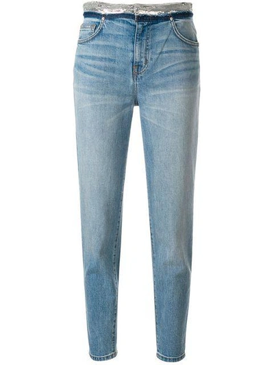Shop Iro Skinny High Rise Jeans In Blue