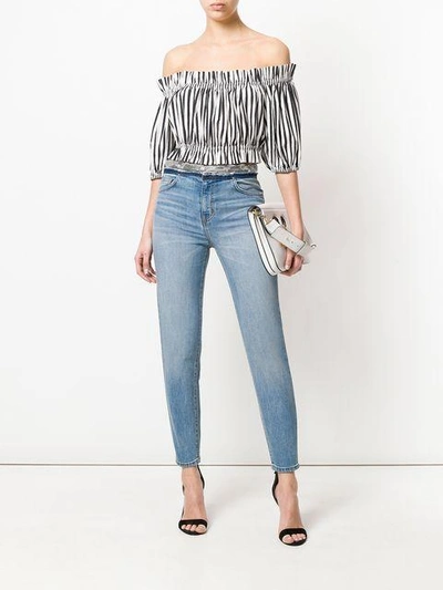 Shop Iro Skinny High Rise Jeans In Blue