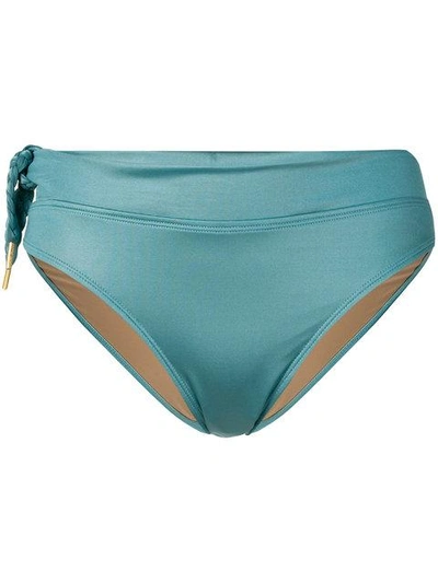 Shop Marlies Dekkers Holi Glamour Cutout-detail Bikini Bottom In Blue