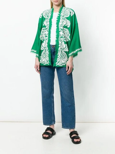 Shop P.a.r.o.s.h Embroidered Wrap Jacket