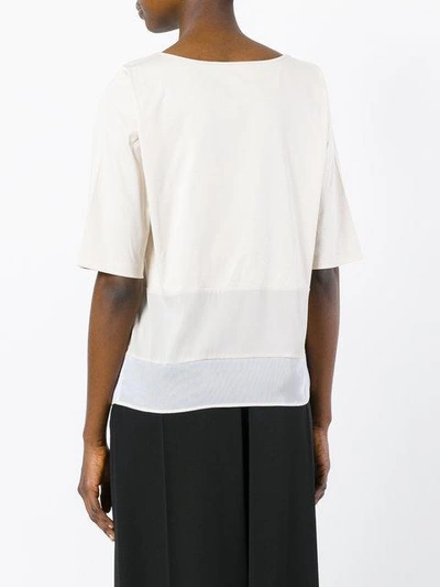 Shop Fabiana Filippi Short Sleeve Top