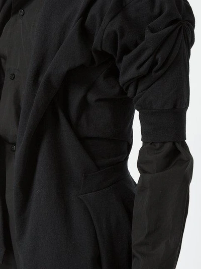 asymmetric button coat