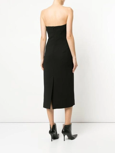 Shop Christopher Esber Extended Tab Button Dress