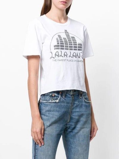 Shop Local Authority La La Land Cropped T-shirt In White