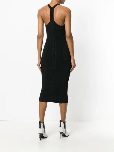 Shop Rag & Bone Knitted Midi Dress In Black