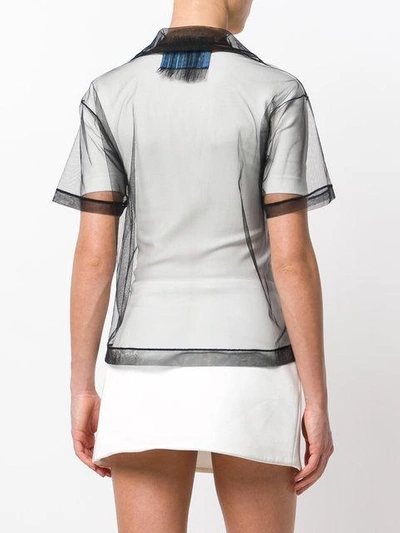 Shop Viktor & Rolf Not Just A Polo Polo Shirt In Black