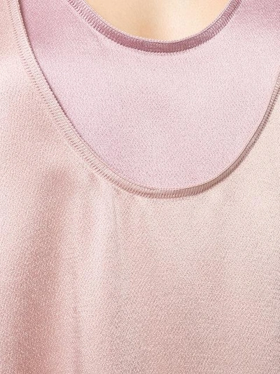 Shop Valentino Layered Shift Dress - Pink