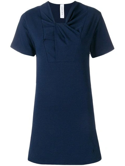 Shop Carven Twisted Neck T-shirt Dress