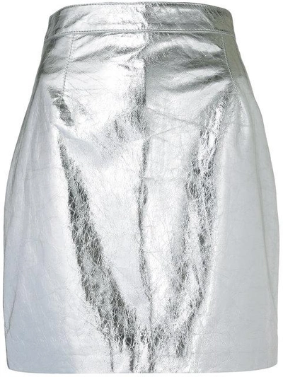 Shop Proenza Schouler Metallic Leather Mini Skirt