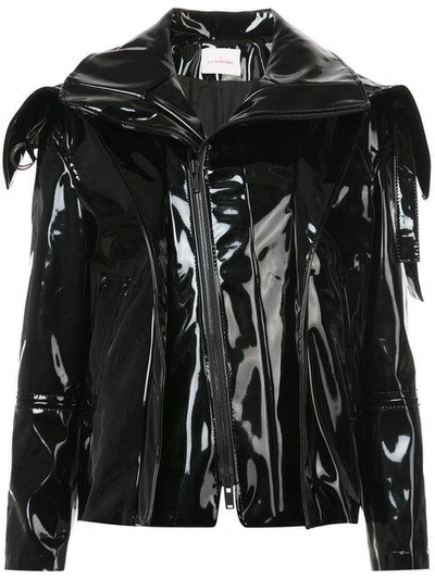 Shop A.f.vandevorst Exaggerated Collar Jacket In Black