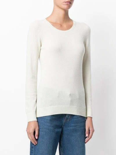 Shop La Fileria For D'aniello Long Sleeved Sweatshirt - White