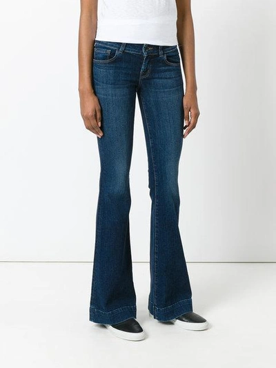 Shop J Brand Bootcut Jeans In Blue