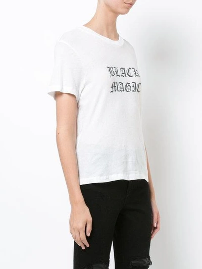 Shop Amiri Black Magic T-shirt - White