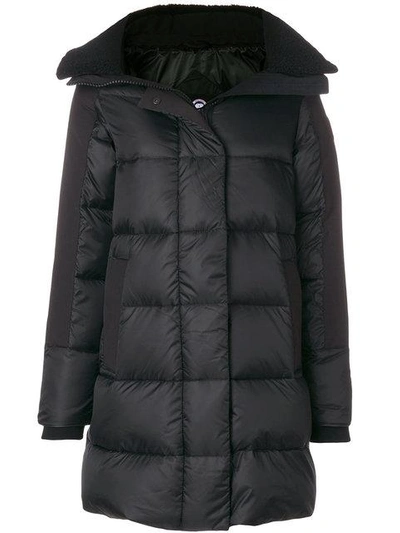 Shop Canada Goose Altona Padded Coat In Black