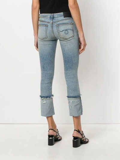Shop R13 Kate Skinny Jeans In 46b Leyton Blue