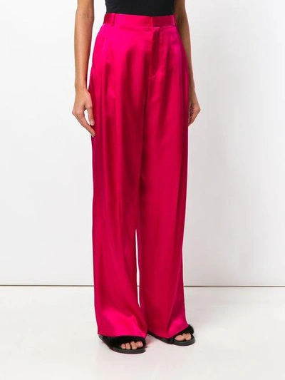 Shop Givenchy Palazzohose Mit Hohem Bund In 675 Fushia