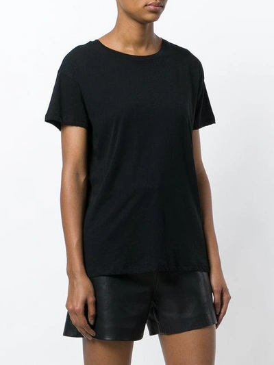 Shop Thom Krom Round Neck T-shirt - Black