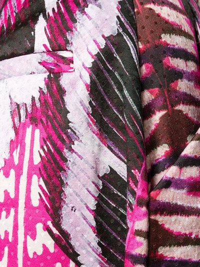 Shop Temperley London Garden Leaf Printed Shorts - Pink