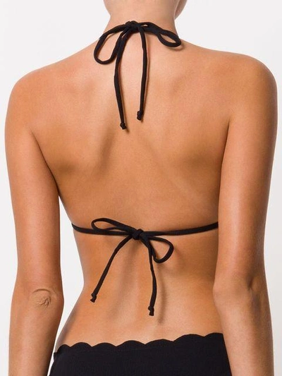 Shop Marysia Broadway Bikini Top In Black