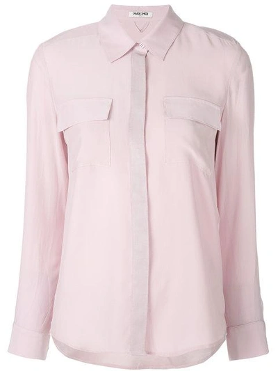 Shop Max & Moi Chest Pocket Shirt - Pink
