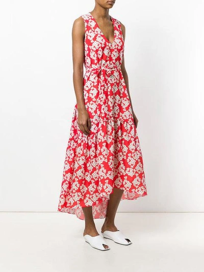 Shop Borgo De Nor Floral Print Tie Waist Dress