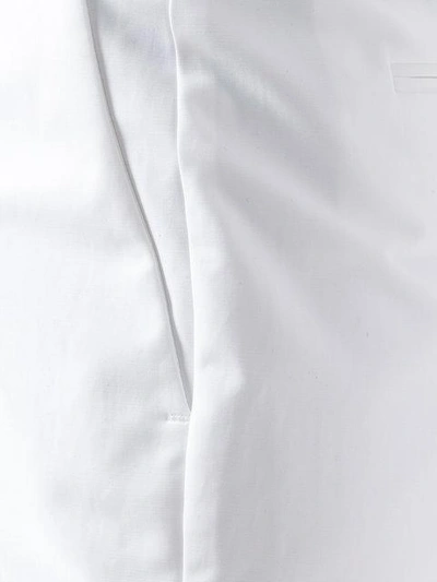 Shop Givenchy High Waist Bootcut Trousers In White