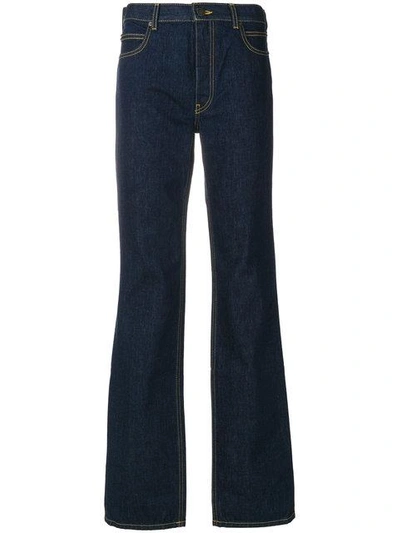 Shop Calvin Klein 205w39nyc Flared Jeans In Blue