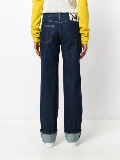 Shop Calvin Klein 205w39nyc Flared Jeans In Blue